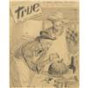Image 1 : Tom Lovell, Pencil Illustration for True Magazine