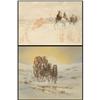 Image 1 : Sandy Ingersoll and Howard Rees, 2 Watercolors