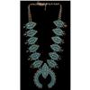 Image 1 : 263a: Zuni Squash Blossom Necklace, 1940-1950s