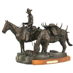 377: Fred Fellows, Bronze Sculpture