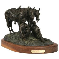 378: Melvin C. Warren, Bronze Sculpture