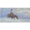 Image 1 : 447: Hart M. Schultz, Lone Wolf, Oil on Canvas