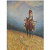 Image 1 : 449: Hart M. Schultz, Lone Wolf, Oil on Canvas