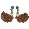Image 1 : 452: Crockett Silver Mounted Parade Spurs