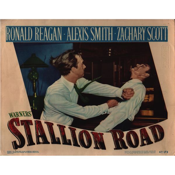 Stallion Road original 1947 vintage lobby card