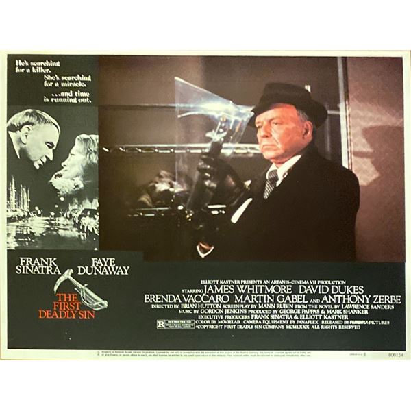 The First Deadly Sin original 1980 vintage lobby card