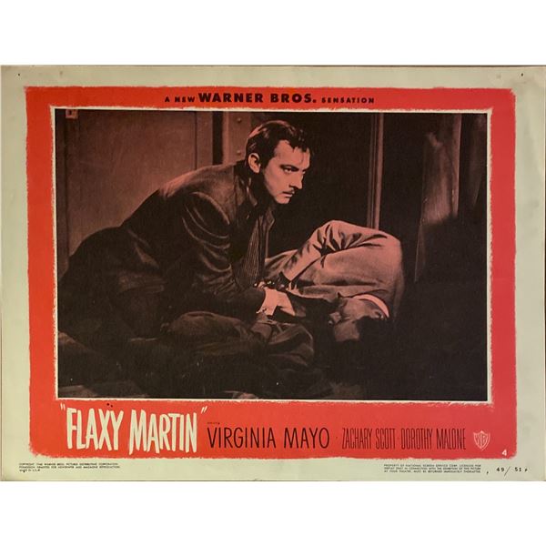 Flaxy Martin original 1949 vintage lobby card