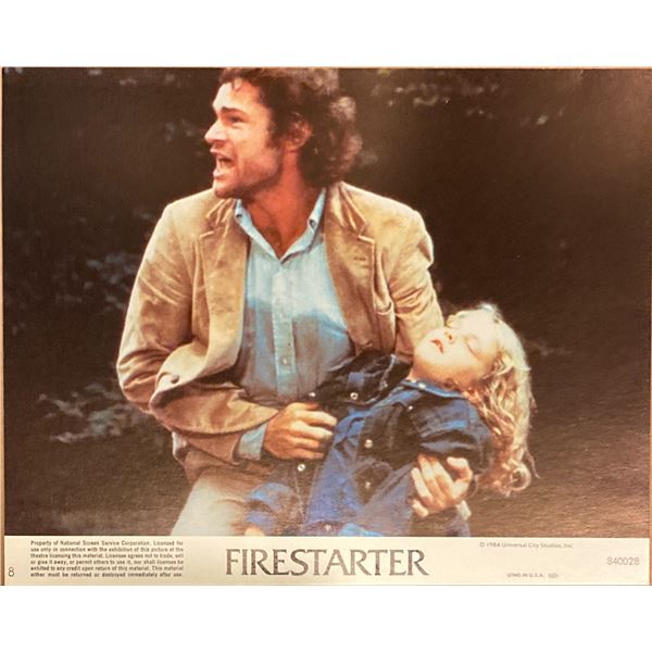 Firestarter original 1984 vintage lobby card