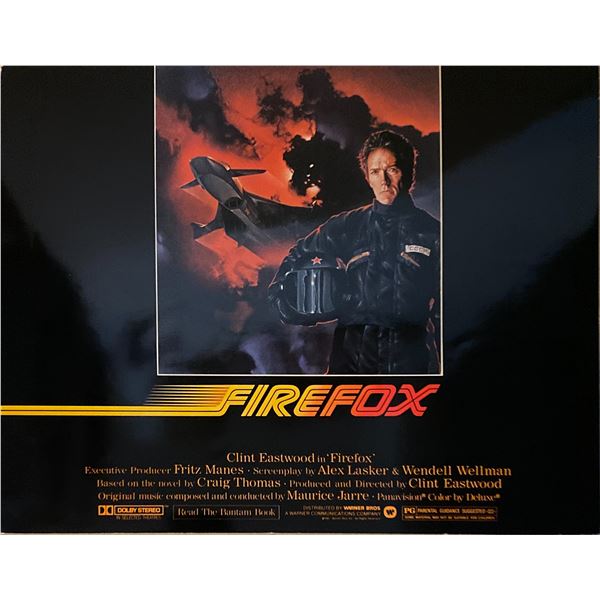 Firefox original 1982 vintage lobby card