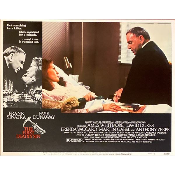 The First Deadly Sin original 1980 vintage lobby card