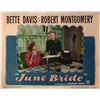 Image 1 : June Bride original 1948 vintage lobby card