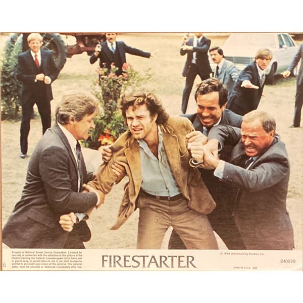 Firestarter original 1984 vintage lobby card