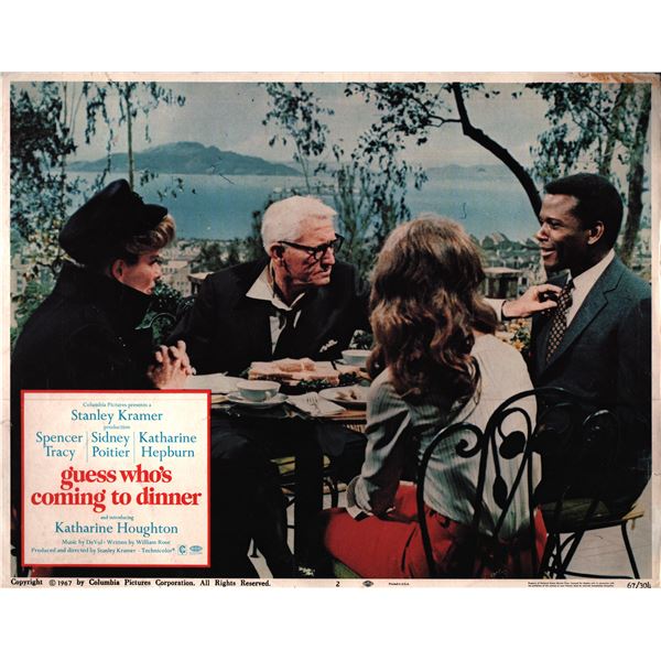 Guess Who's Coming to Dinner original 1967 vintage lobby card