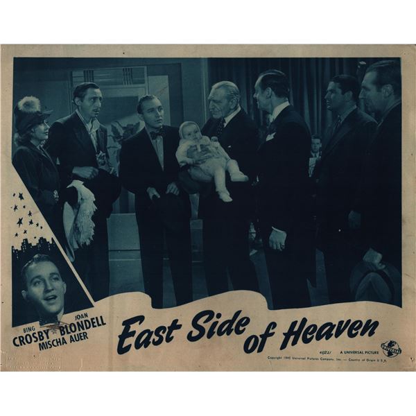 East Side of Heaven original 1945 vintage lobby card