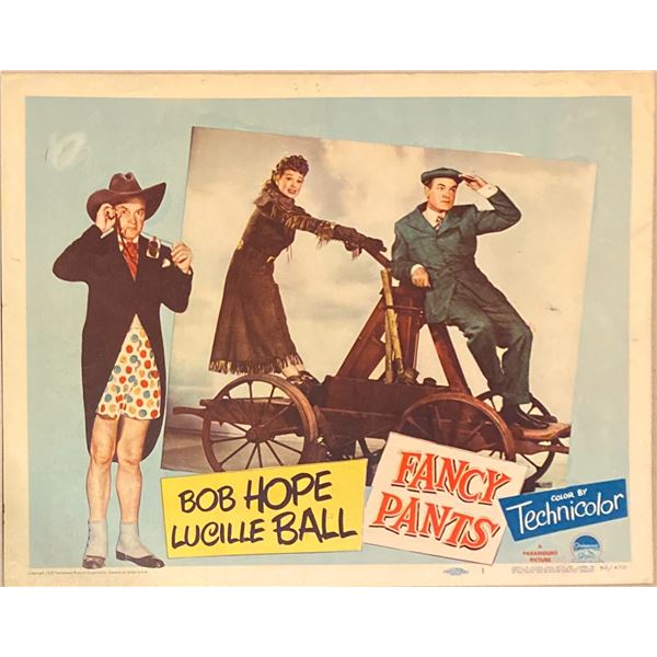 Fancy Pants original 1950 vintage lobby card