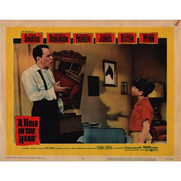 A Hole in the Head original 1959 vintage lobby card