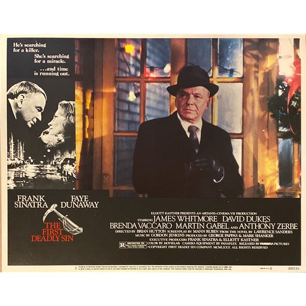 The First Deadly Sin original 1980 vintage lobby card