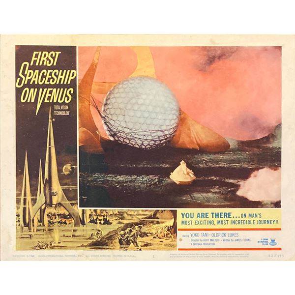 First Spaceship on Venus (The Silent Star) original 1962 vintage lobby card