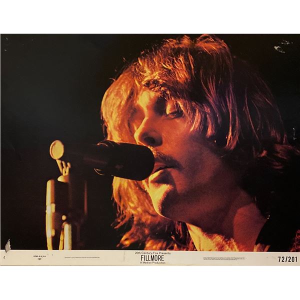 Fillmore original 1972 vintage lobby card