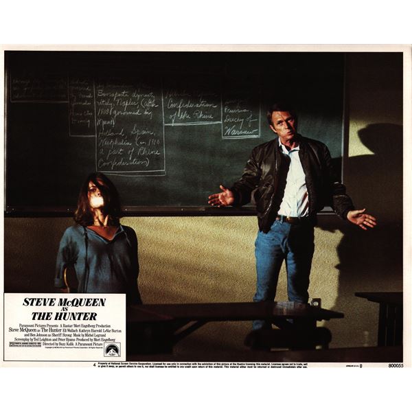 The Hunter original 1980 vintage lobby card