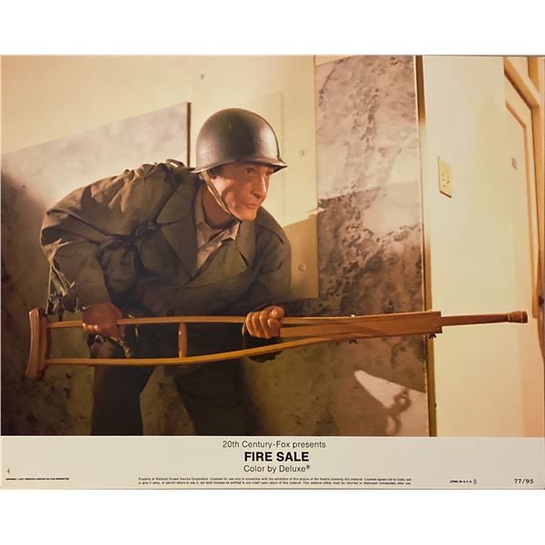 Fire Sale original 1977 vintage lobby card