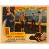 Image 1 : 5 Against the House original 1955 vintage lobby card
