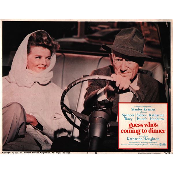 Guess Who's Coming to Dinner original 1967 vintage lobby card
