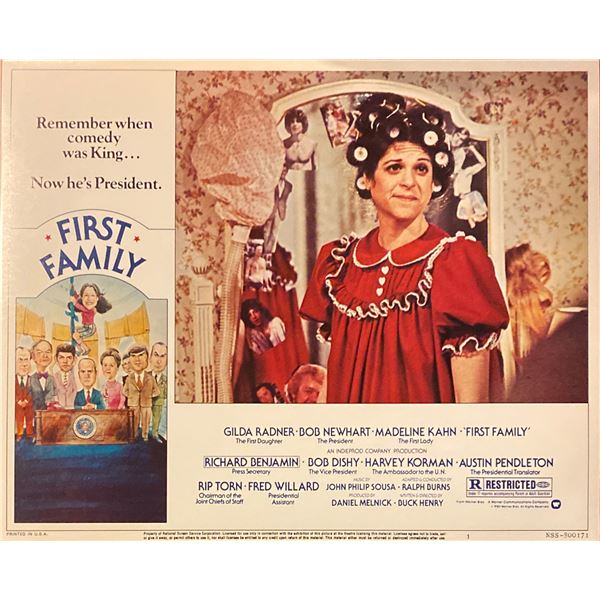 First Family original 1980 vintage lobby card