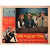 Image 1 : A Girl in Every Port original 1952 vintage lobby card