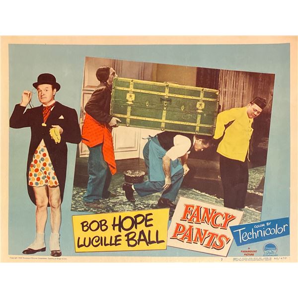 Fancy Pants original 1950 vintage lobby card