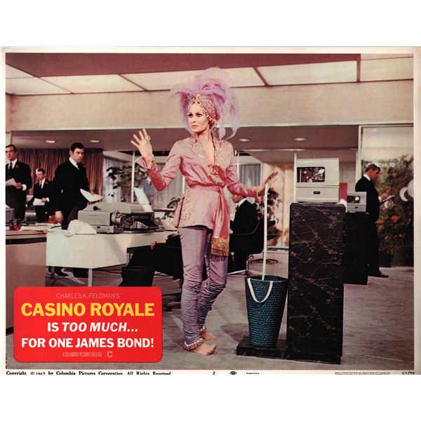 Casino Royale original 1967 vintage lobby card