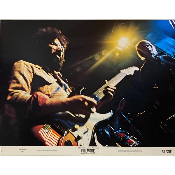 Fillmore original 1972 vintage lobby card