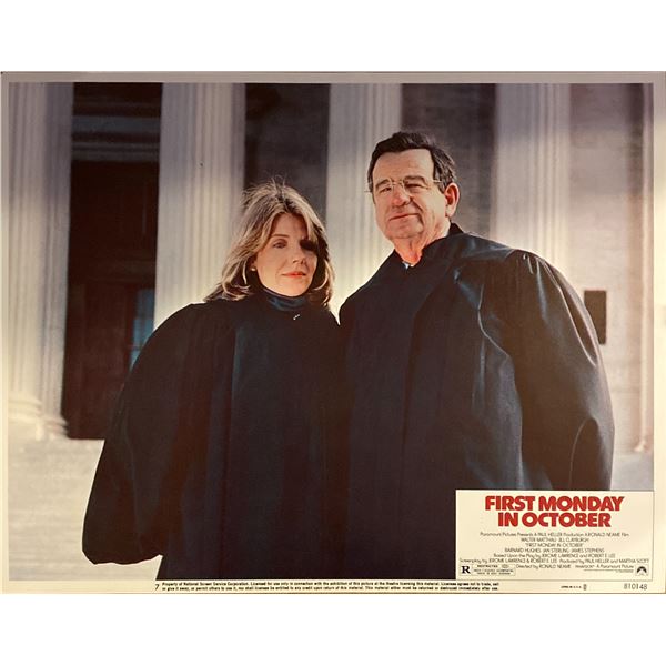 First Monday in October original 1981 vintage lobby card