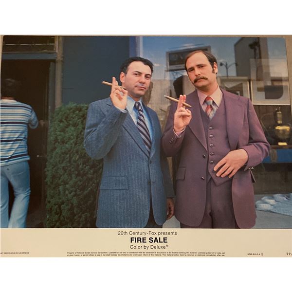 Fire Sale original 1977 vintage lobby card