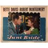 Image 1 : June Bride original 1948 vintage lobby card