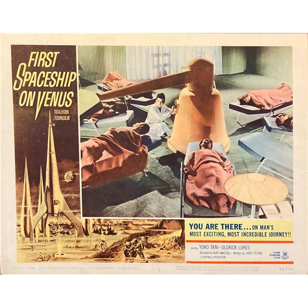 First Spaceship on Venus (The Silent Star) original 1962 vintage lobby card