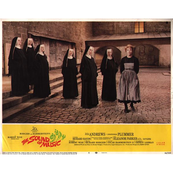The Sound of Music original 1967 vintage lobby card
