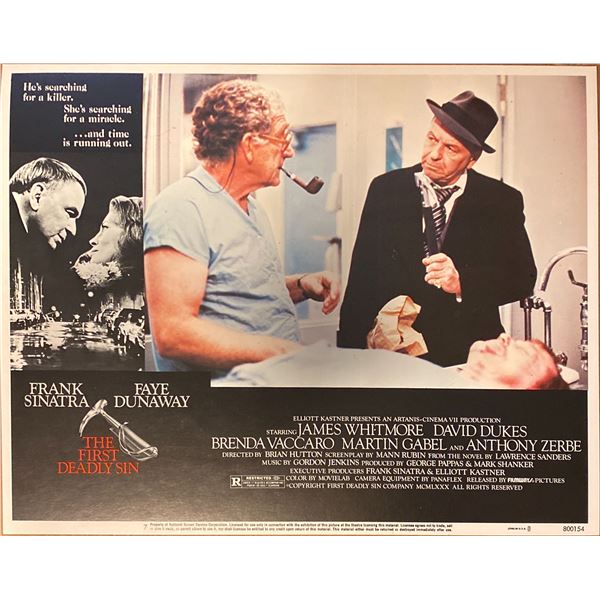 The First Deadly Sin original 1980 vintage lobby card