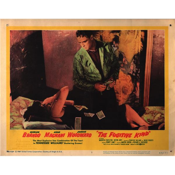 The Fugitive Kind original 1960 vintage lobby card