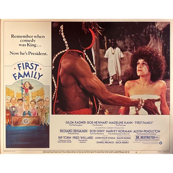 First Family original 1980 vintage lobby card