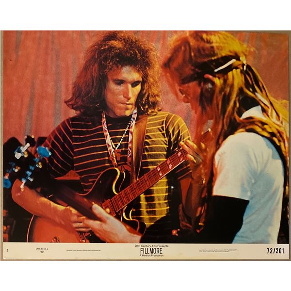 Fillmore original 1972 vintage lobby card