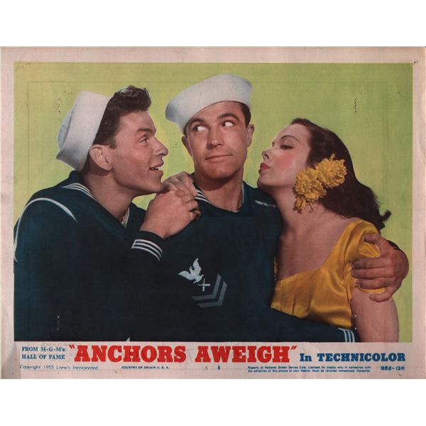 Anchors Aweigh original 1955 vintage lobby card