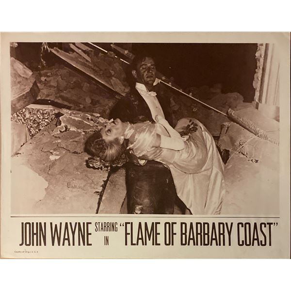 Flame of the Barbary Coast original vintage lobby card