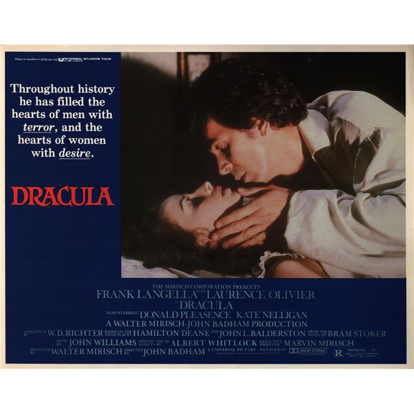 Dracula original 1979 vintage lobby card