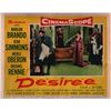 Image 1 : DÃ©sirÃ©e original 1954 vintage lobby card