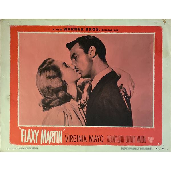 Flaxy Martin original 1949 vintage lobby card