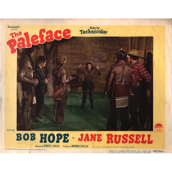 The Paleface original 1948 vintage lobby card