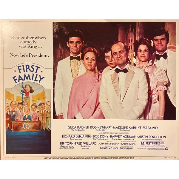First Family original 1980 vintage lobby card
