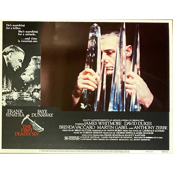 The First Deadly Sin original 1980 vintage lobby card