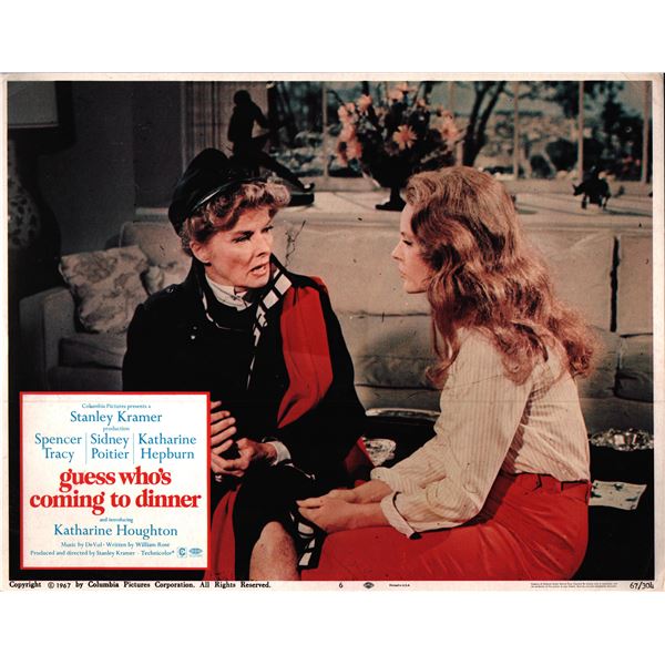 Guess Who's Coming to Dinner original 1967 vintage lobby card